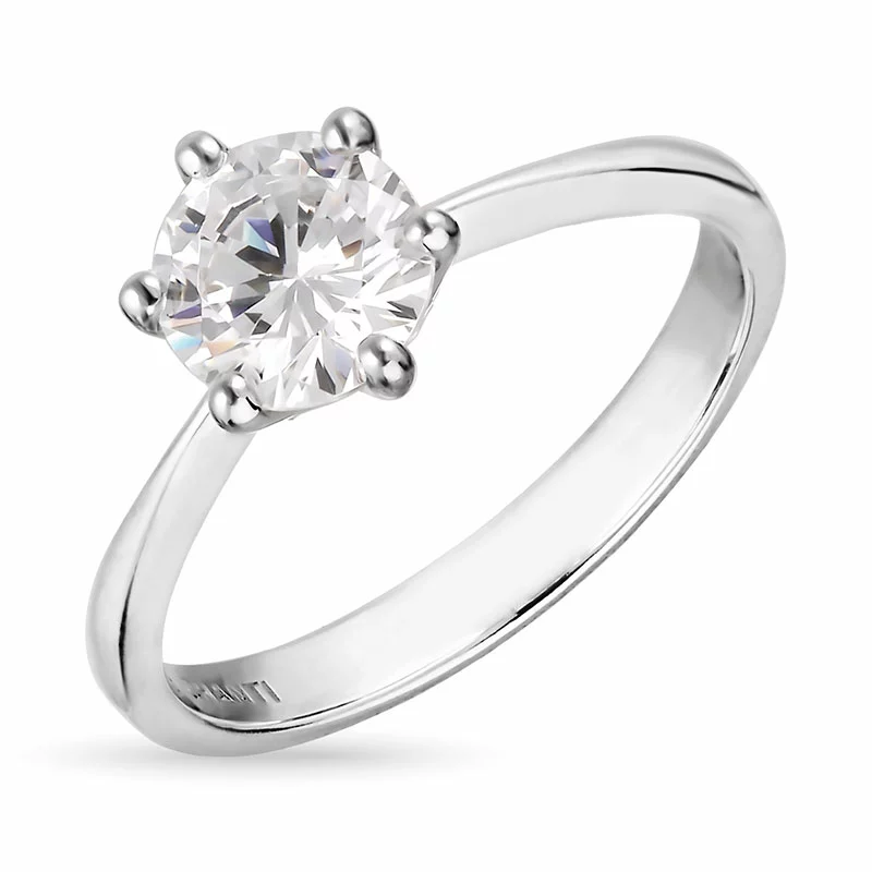 Zirkon Ring aus Silber - Solitär Ring - Modernen Solitärringe, kaufen eine Solitärring hier