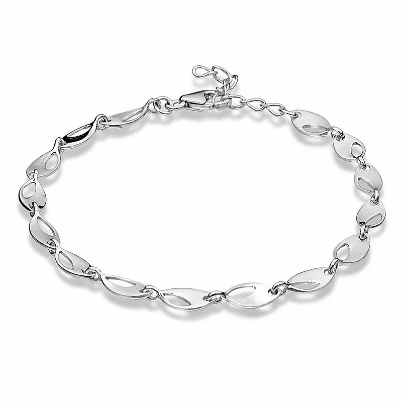 Armband aus rhodiniertem Silber - Armband aus Silber