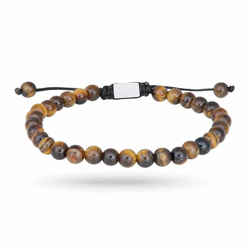 NORDAHL ANDERSEN Armband in Stahl braunem Tigerauge - Braune Armbänder - Armbänder für Damen online bestellen