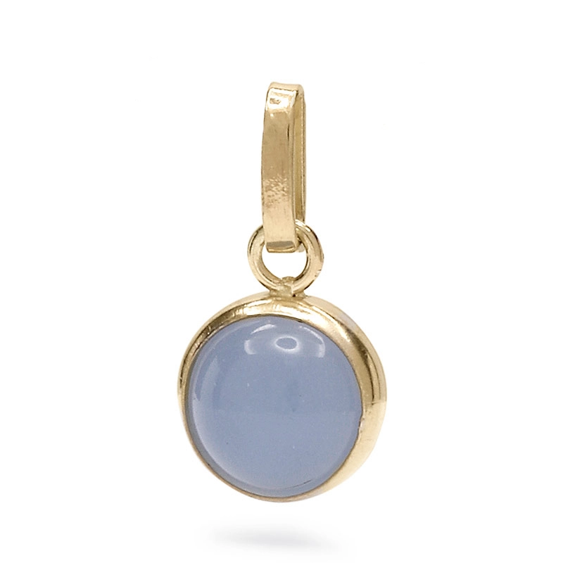 klein runder Anhänger aus 9 Karat Gold - Gold Collection - Runder Anhänger - Günstiger Anhänger für jeden Geschmack