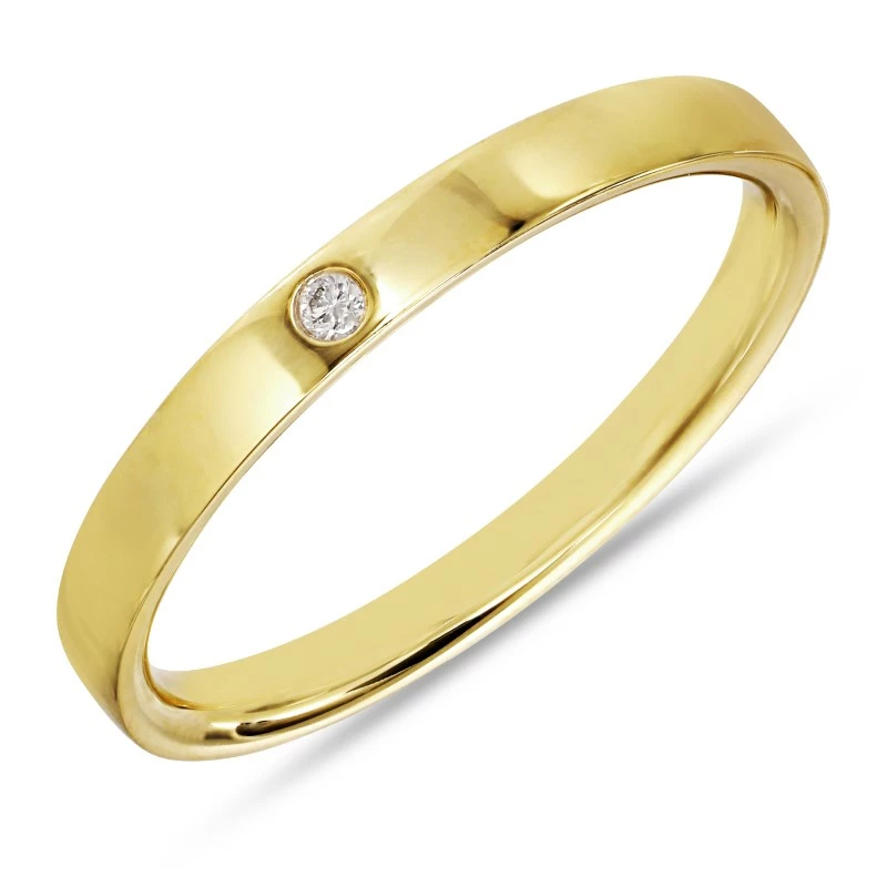 Memoirering in 9 Karat Gold 0,015 ct - Memoirringe