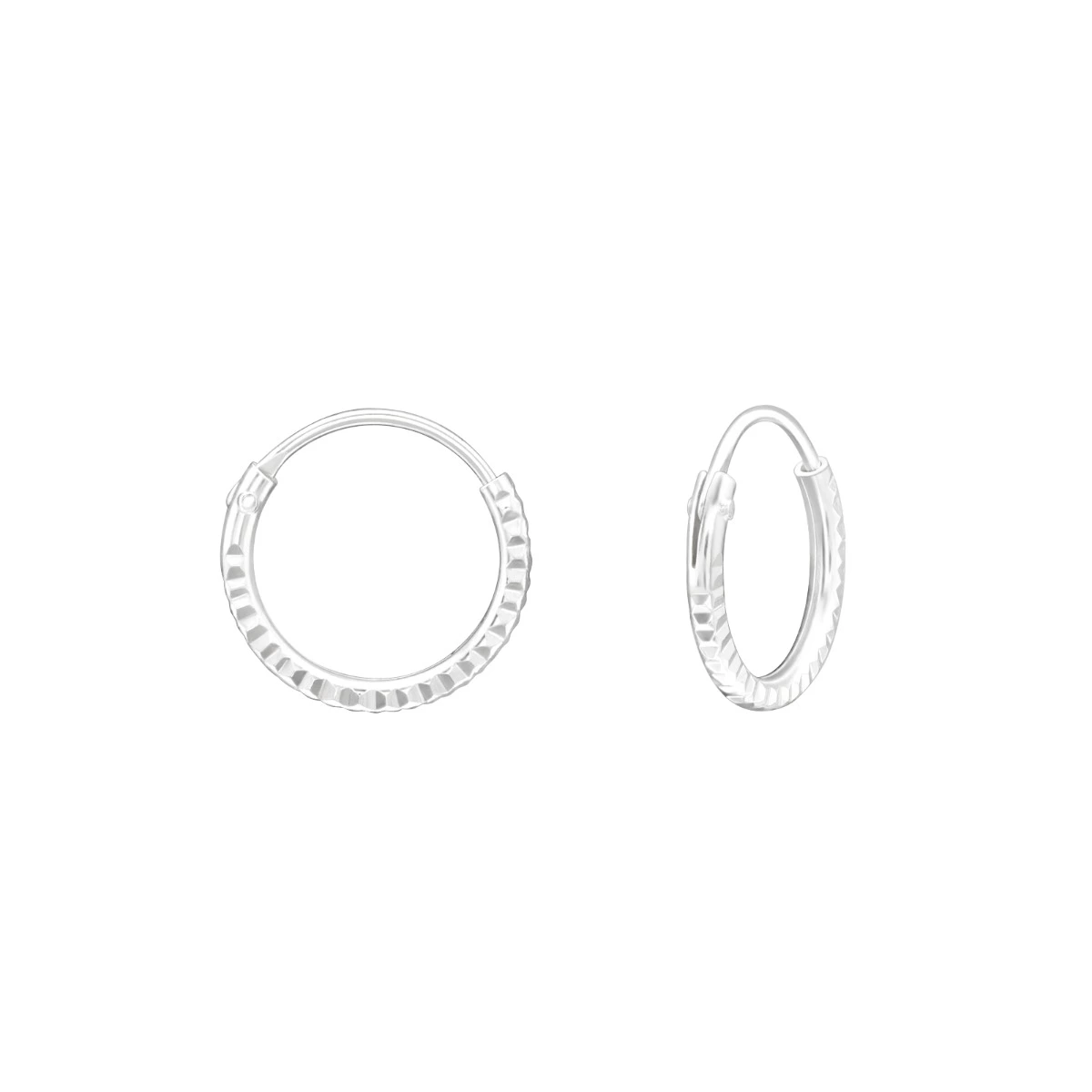 10 mm Kreole in Silber - Creolen aus Silber - Finden Sie hier moderne Silber Creolen
