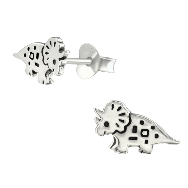 Dino Kinderohrringe in Silber - Little Ones - Ohrringe