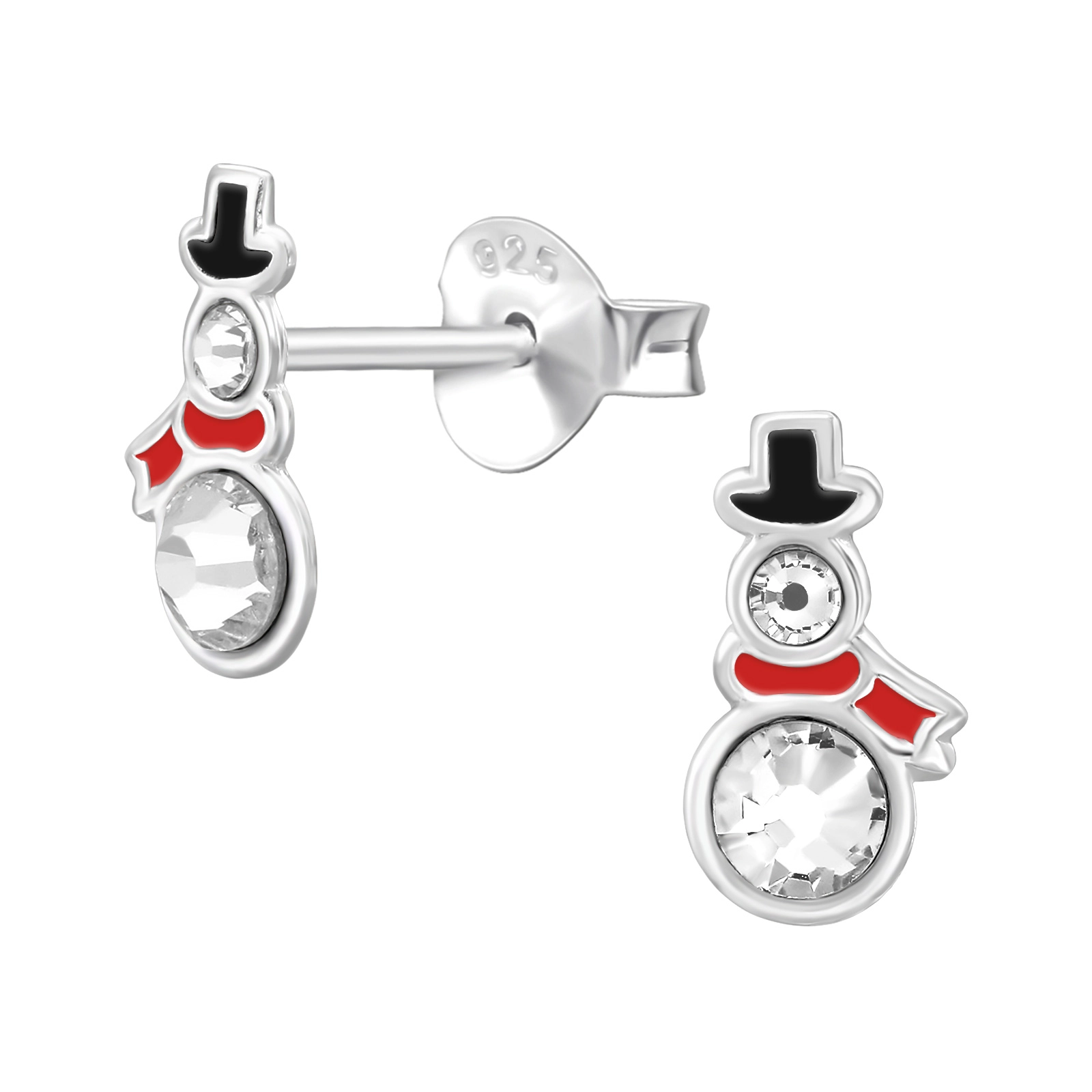 Schneemann Kinderohrringe in Silber - Little Ones - Schmuck - Günstige Schmuck online kaufen hier auf Chanti