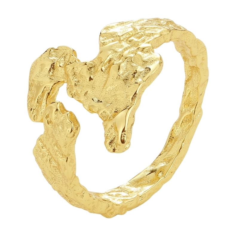Nava Adika justierbar Ring in vergoldetem Sterlingsilber - Ringe aus vergoldetem Silber