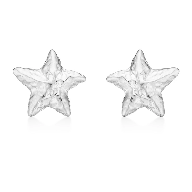 Studio Z Starfish Lustre Ohrstecker in Silber - Silber Ohrringe