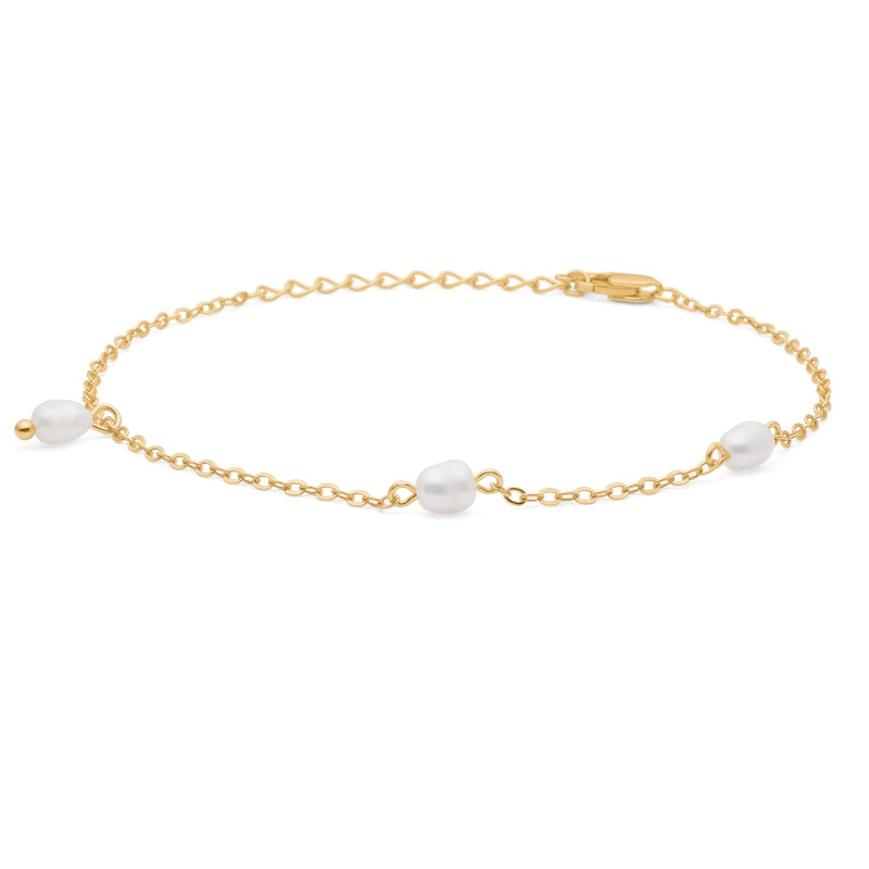 Studio Z Trace Pearl Armband in vergoldetem Sterlingsilber - Schmuck - Günstige Schmuck online kaufen hier auf Chanti