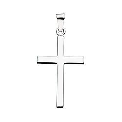 16 x 24,5 mm Scrouples Kreuz Anhänger in Silber - Kreuzanhänger - Schöne Kreuz Anhänger, Kauf Kreuzanhänger hier