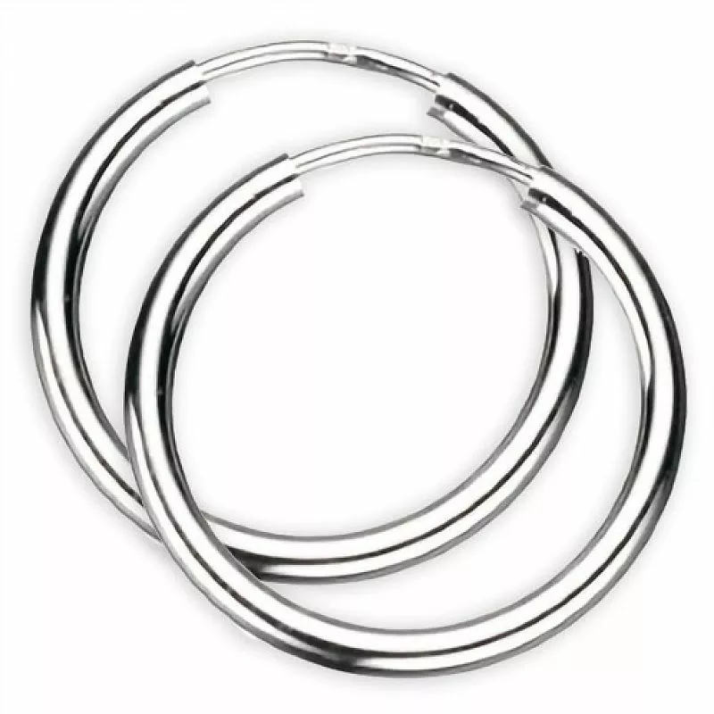 20 mm Scrouples Kreole in Silber - Scrouples schmuck