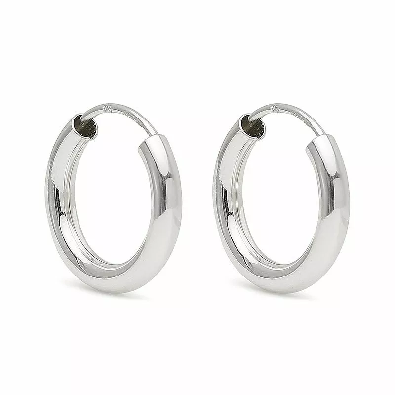 15 mm Scrouples Kreole in Silber - Scrouples schmuck