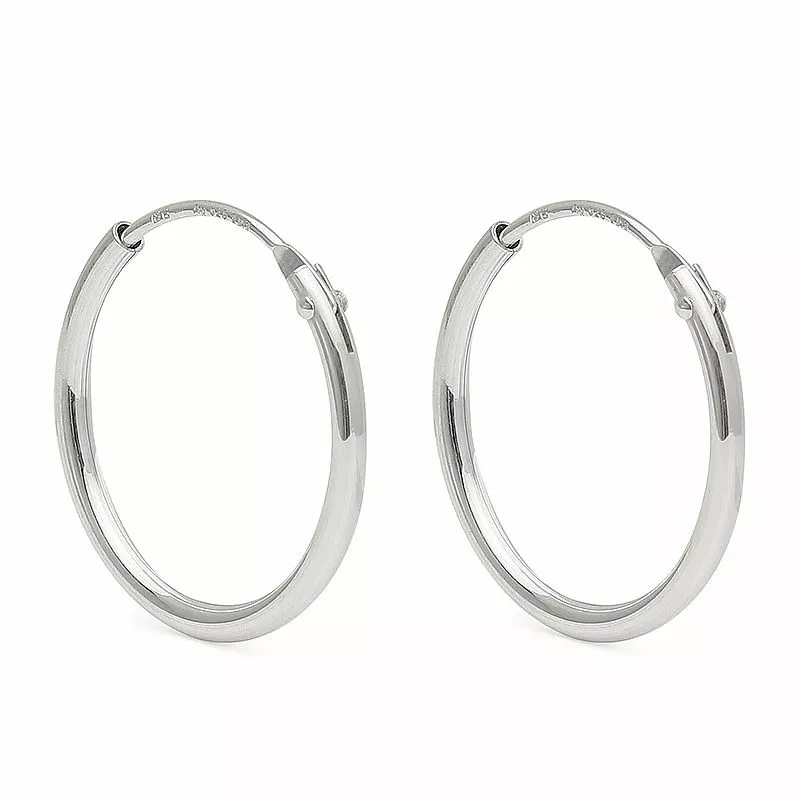 15 mm Scrouples Kreole in Silber - Scrouples schmuck