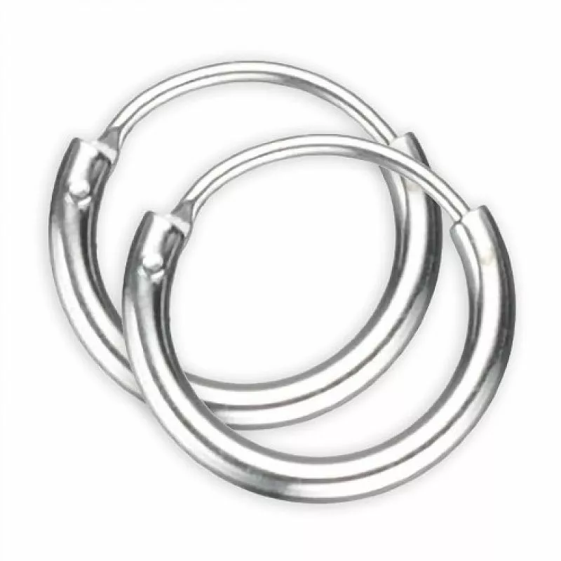 11 mm Scrouples Kreole in Silber - Scrouples schmuck