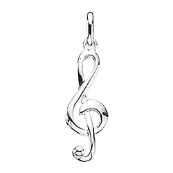 Scrouples Knoten Anhänger in Silber - Knoten Anhänger