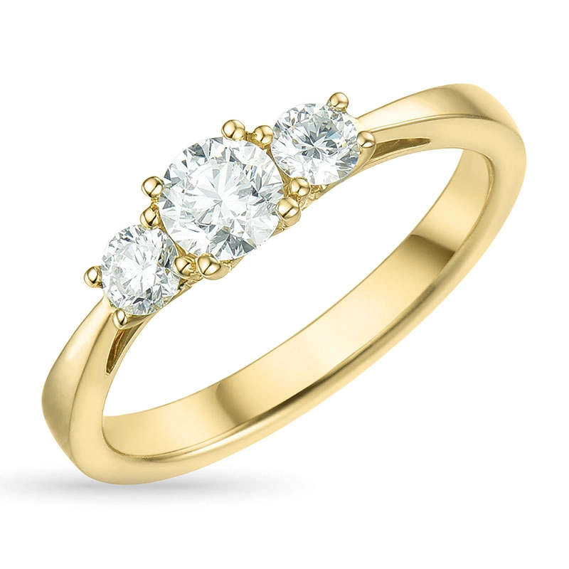 Zirkon Ring aus 9 Karat Gold - Zirkonia Ring - Finden Sie stilvollen Zirkon Ringe hier