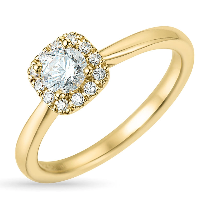 Zirkon Ring aus 9 Karat Gold - Zirkonia Ring - Finden Sie stilvollen Zirkon Ringe hier
