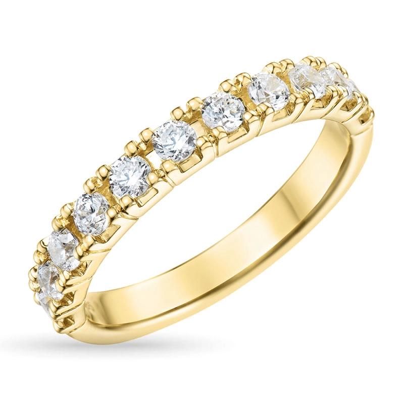 Zirkon Ring aus 9 Karat Gold - Memoirering mit Zirkon - Finden Sie schöne Zirkon Memoireringe
