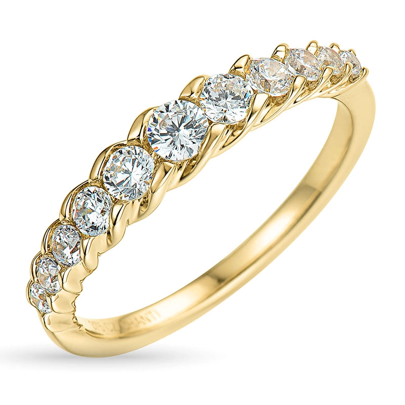 Zirkon Goldring aus 9 Karat Gold - Zirkonia Ring - Finden Sie stilvollen Zirkon Ringe hier