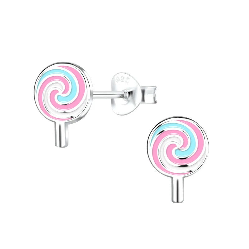 Lutscher Kinderohrringe in Silber - Little Ones - Ohrringe