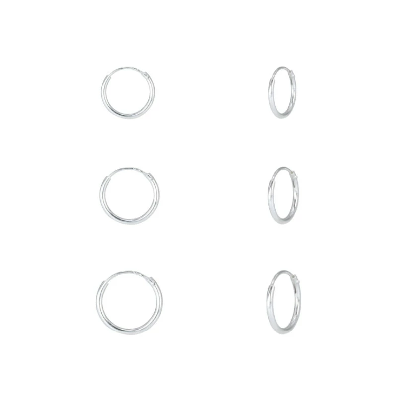 Set aus Silber ohne Halskette - Formen Schmuckset