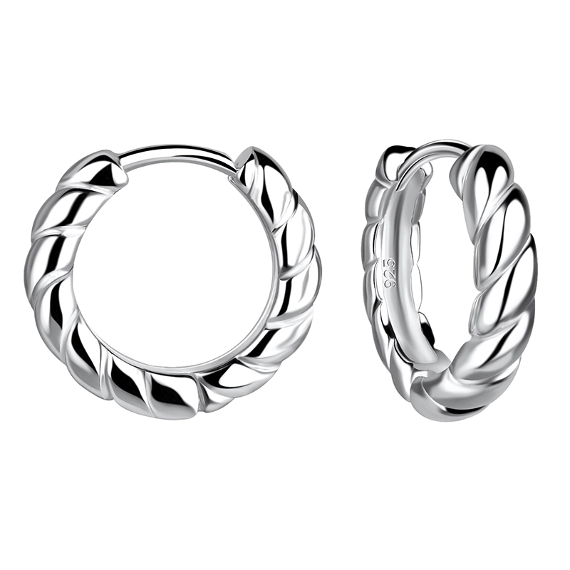 15 mm Kreole in Silber - Creolen aus Silber - Finden Sie hier moderne Silber Creolen