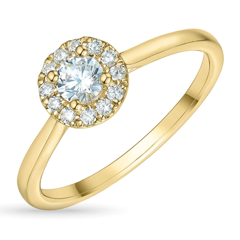 Zirkon Ring aus 9 Karat Gold - Zirkonia Ring - Finden Sie stilvollen Zirkon Ringe hier