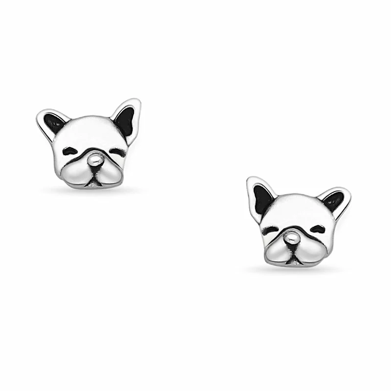 Hunde Ohrstecker in Silber - Little Ones - Ohrringe