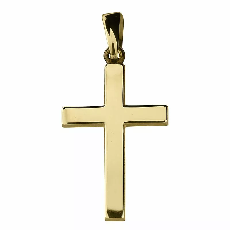 14 x 21 mm Kreuz Anhänger aus 8 Karat Gold - Amoré - Kreuzanhänger - Schöne Kreuz Anhänger, Kauf Kreuzanhänger hier
