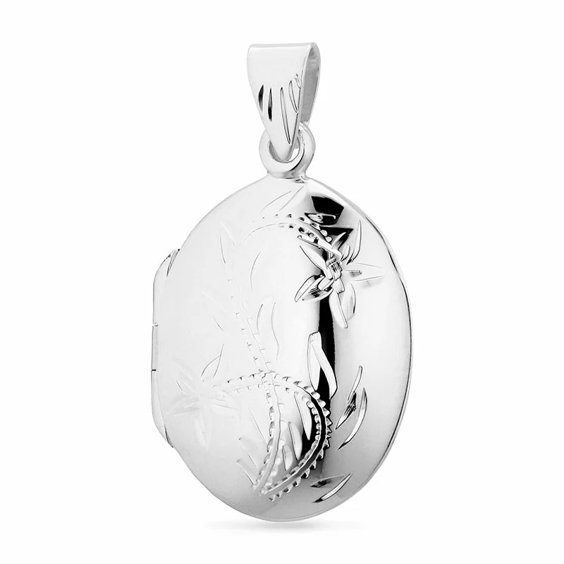 Medaillon aus Silber - Ovale Anhänger - Finden Sie hier Anhänger in Ihrem Stil
