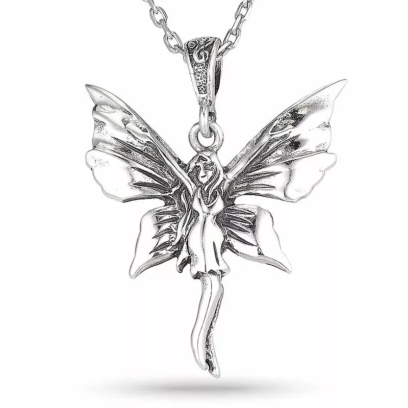 Fee Halskette aus Silber und Anhänger aus Silber - Anhänger aus Silber
