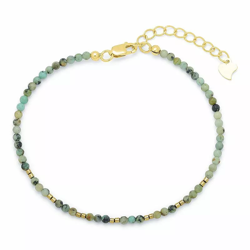 Armband mit Schmuckstein und hematite - Loom Stones - Enge Armbänder