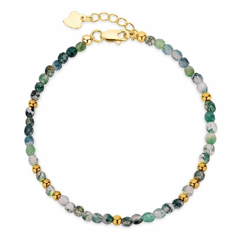 Armband mit Achat - Loom Stones - Schmuck mit Steinen