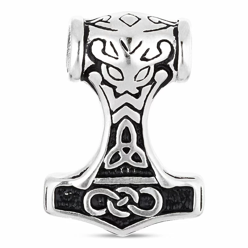 Thors Hammer Anhänger aus Stahl - Thors-Hammer-Anhänger - Kaufen Sie Anhänger mit Thors Hammer