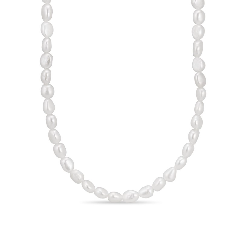 6 mm Halskette mit Süßwasserperle - Perlenschmuck - Schmuckstücke mit Perlen - Schnelle Lieferung