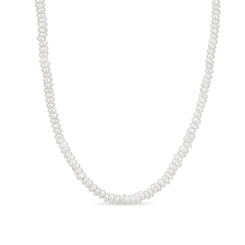 4 mm Perlenkette mit Süßwasserperle - Perlenschmuck - Schmuckstücke mit Perlen - Schnelle Lieferung