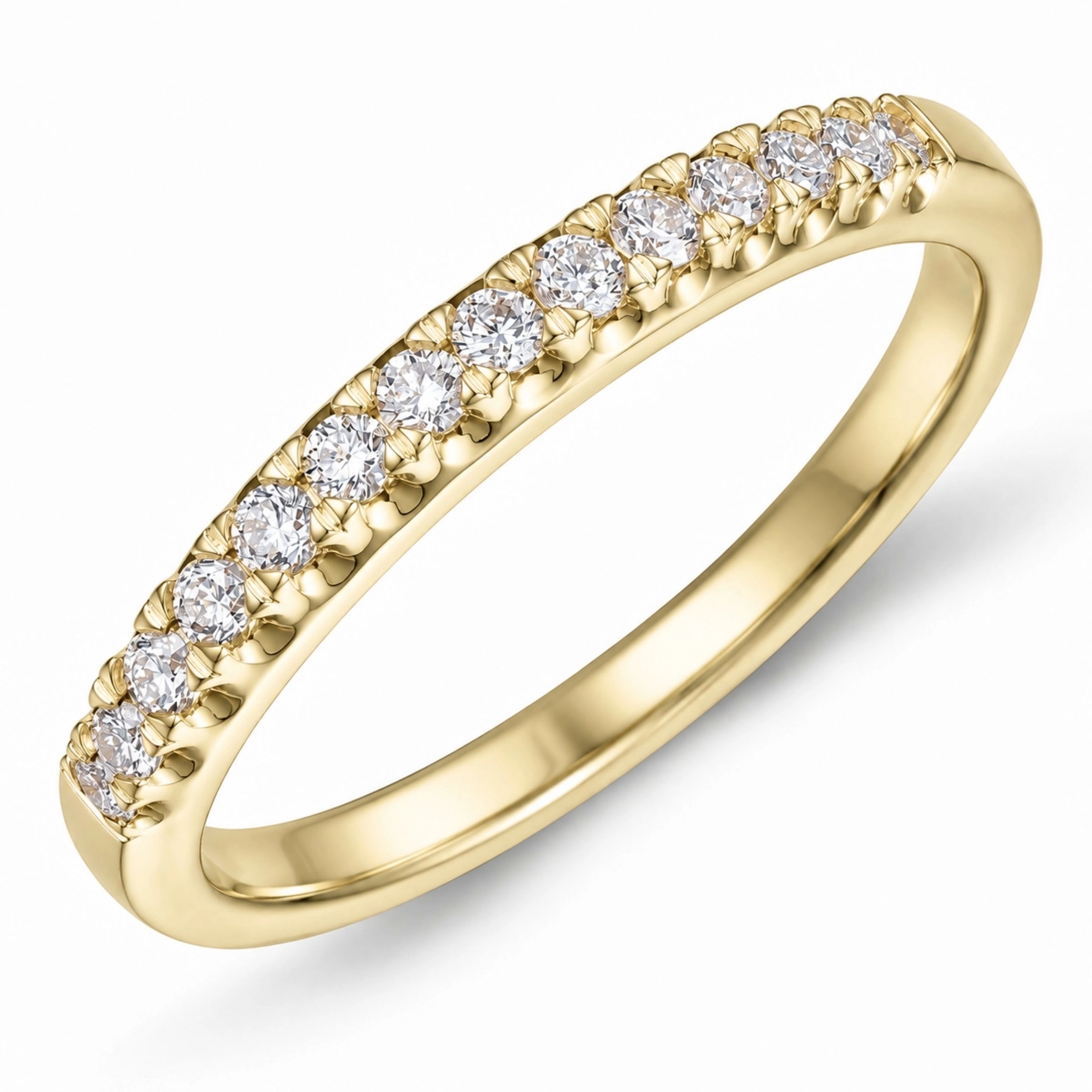 lab grown Diamant Memoirering in 9 Karat Gold 0,26 ct - Schmuck - Günstige Schmuck online kaufen hier auf Chanti