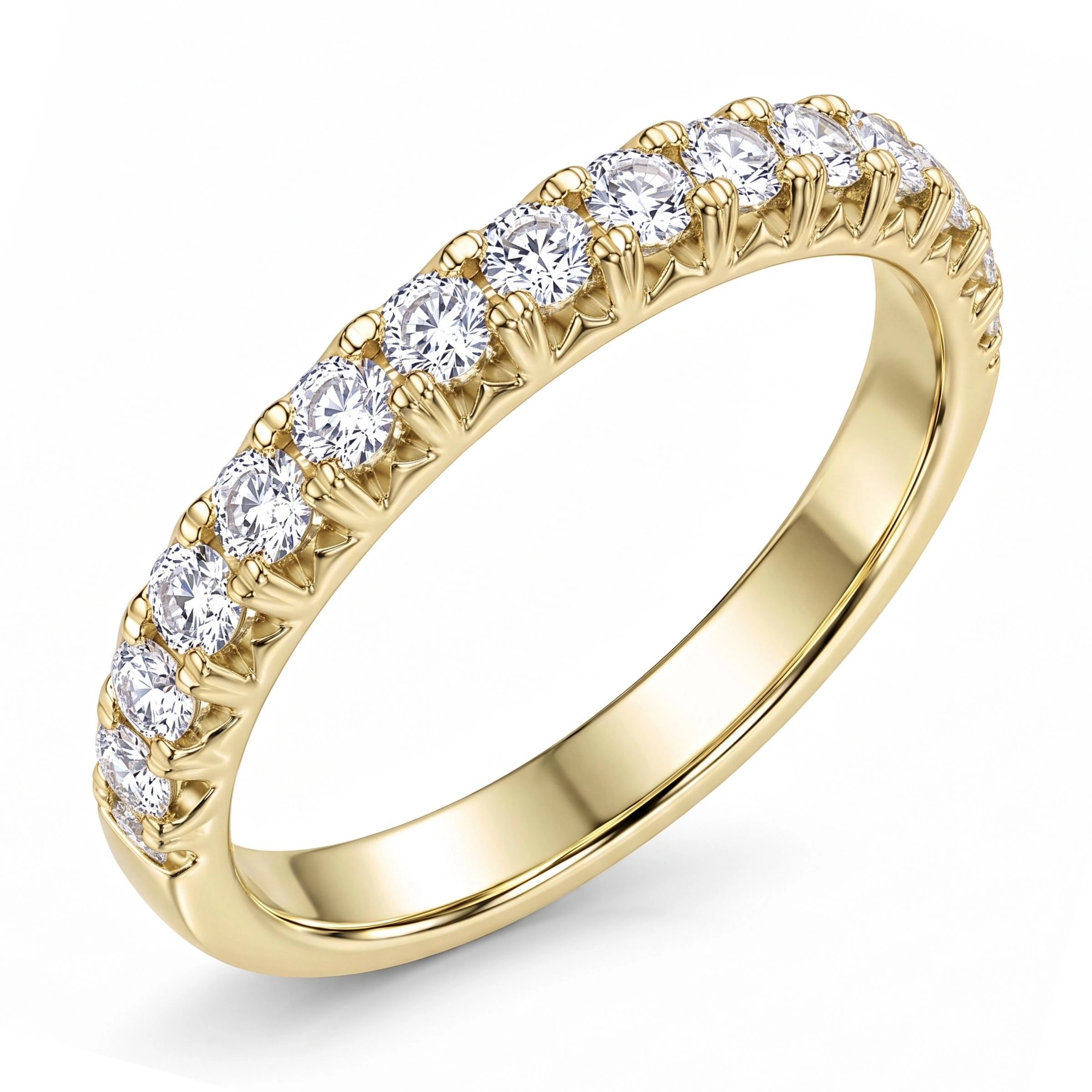 lab grown Diamant Memoirering in 9 Karat Gold 0,50 ct - Schmuck - Günstige Schmuck online kaufen hier auf Chanti