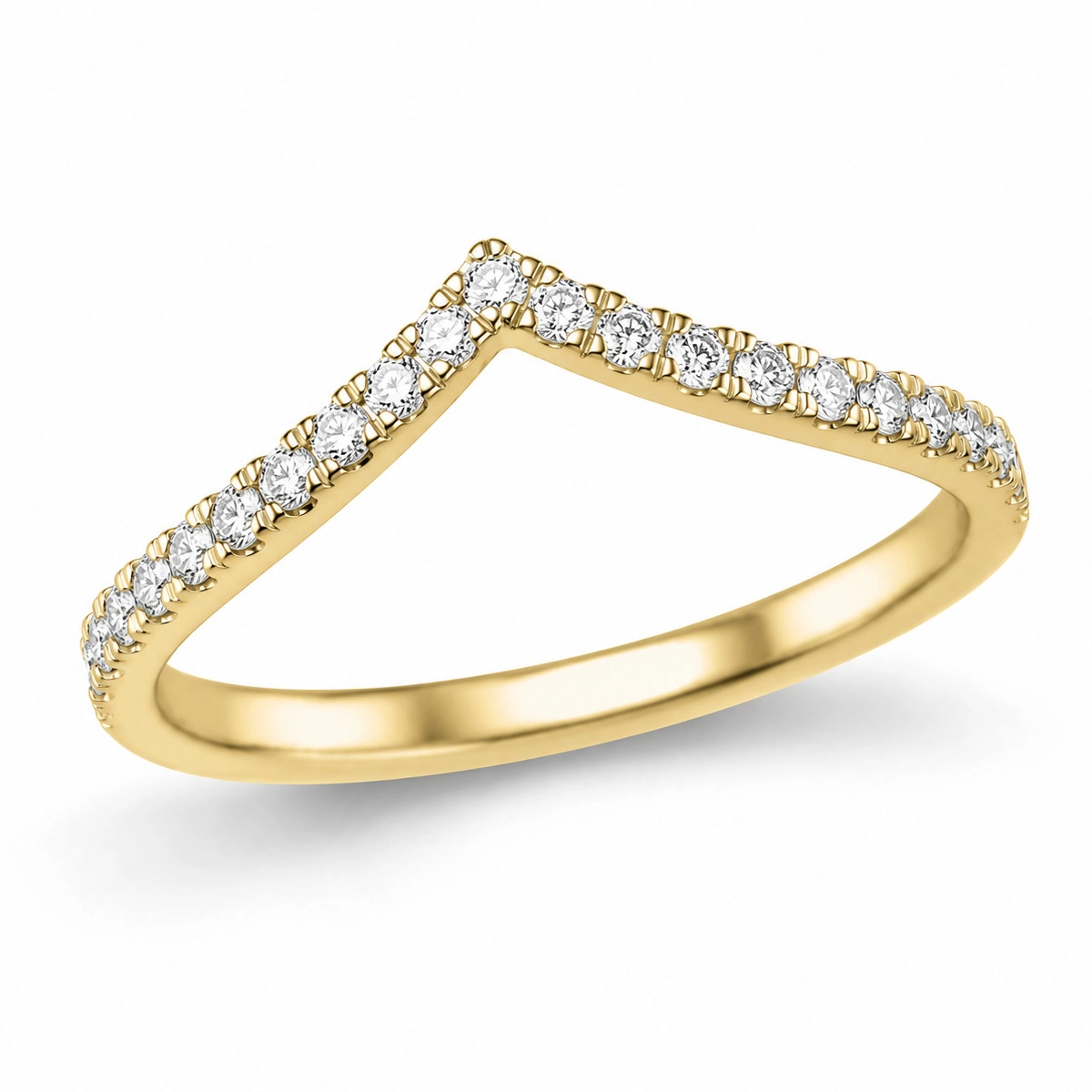 lab grown Diamant Ring in 14 Karat Gold 0,21 ct - Schmuck - Günstige Schmuck online kaufen hier auf Chanti
