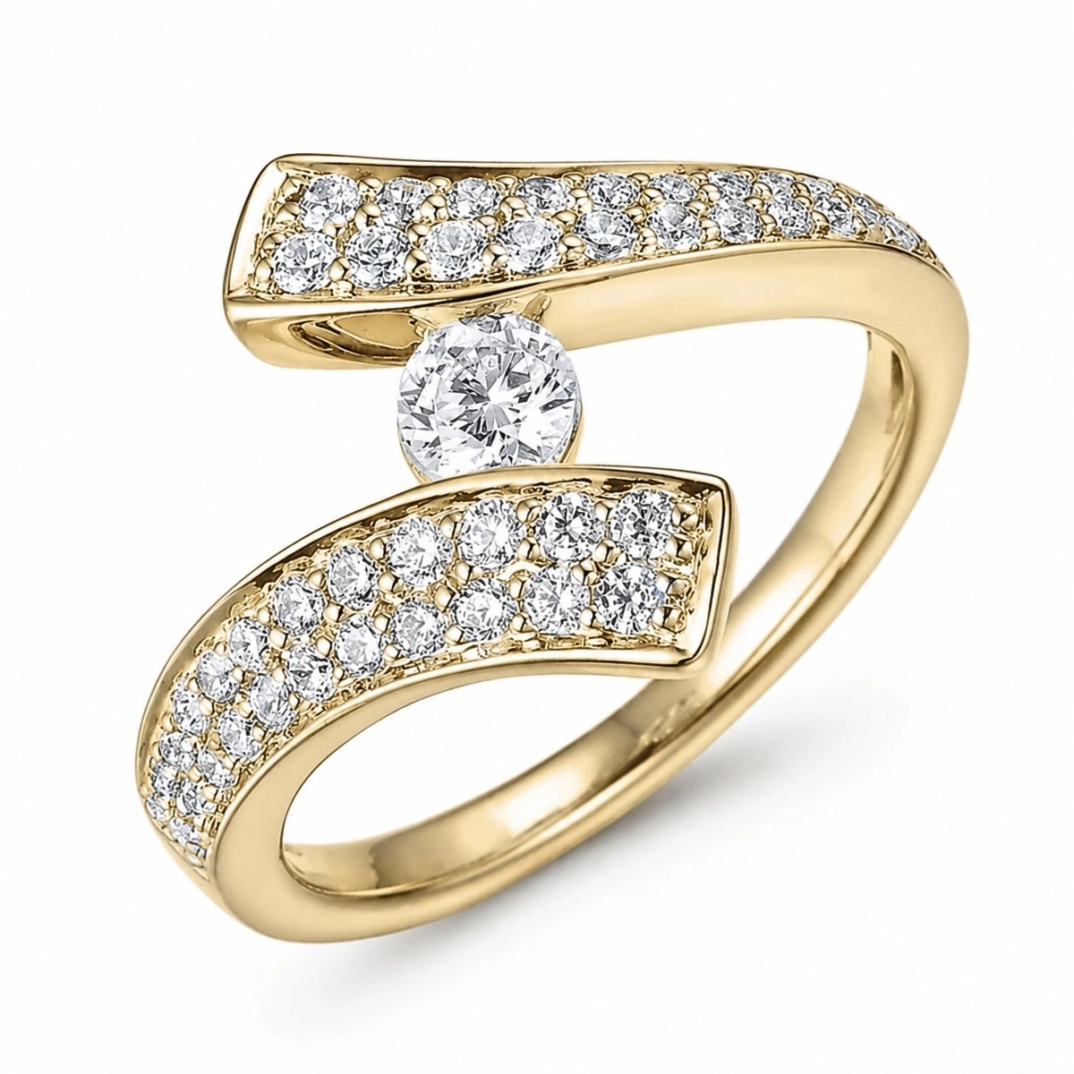 lab grown Diamant Ring in 14 Karat Gold 0,26 ct 0,44 ct - Schmuck - Günstige Schmuck online kaufen hier auf Chanti