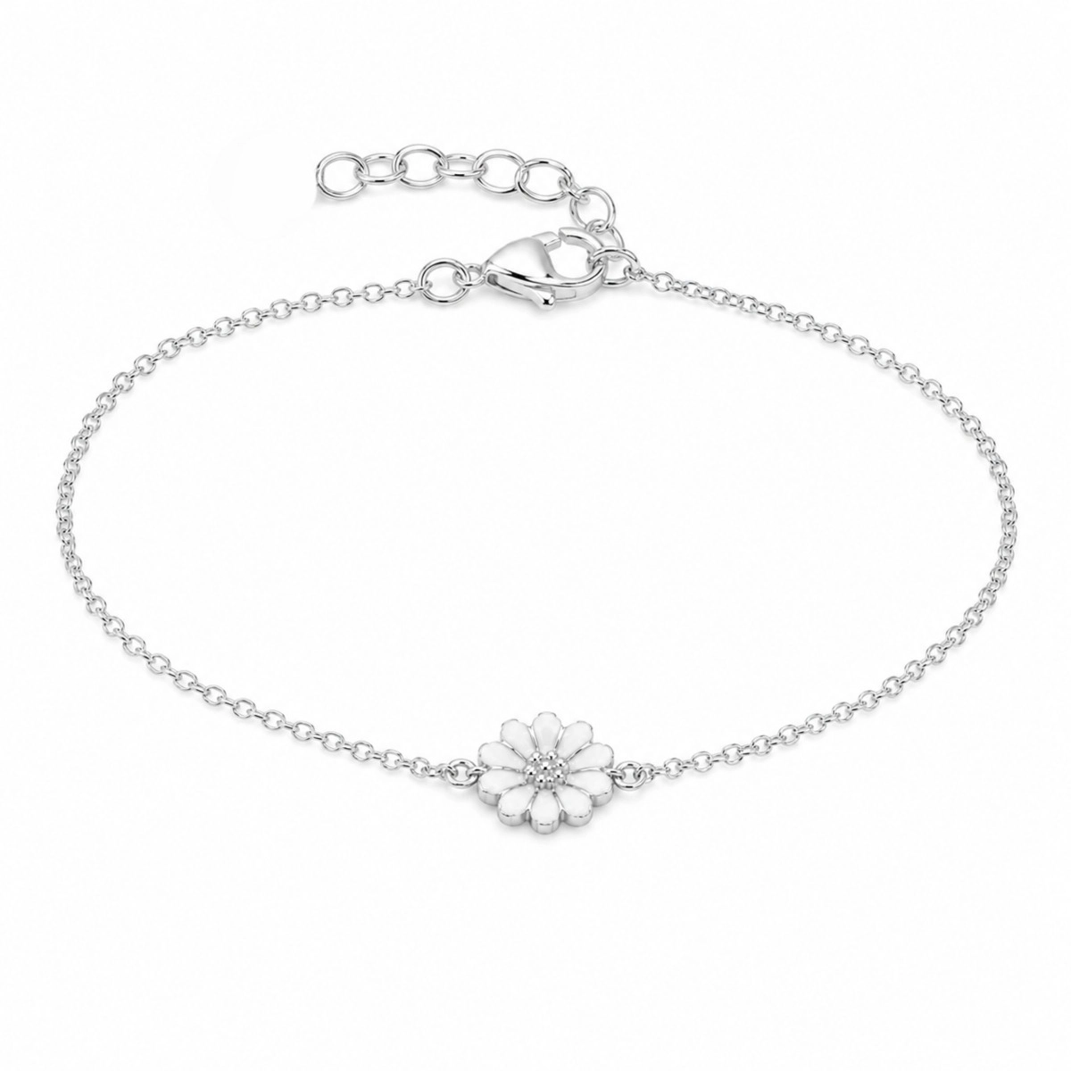 Marguerite Armband aus rhodiniertem Silber - Maggie - Maggie