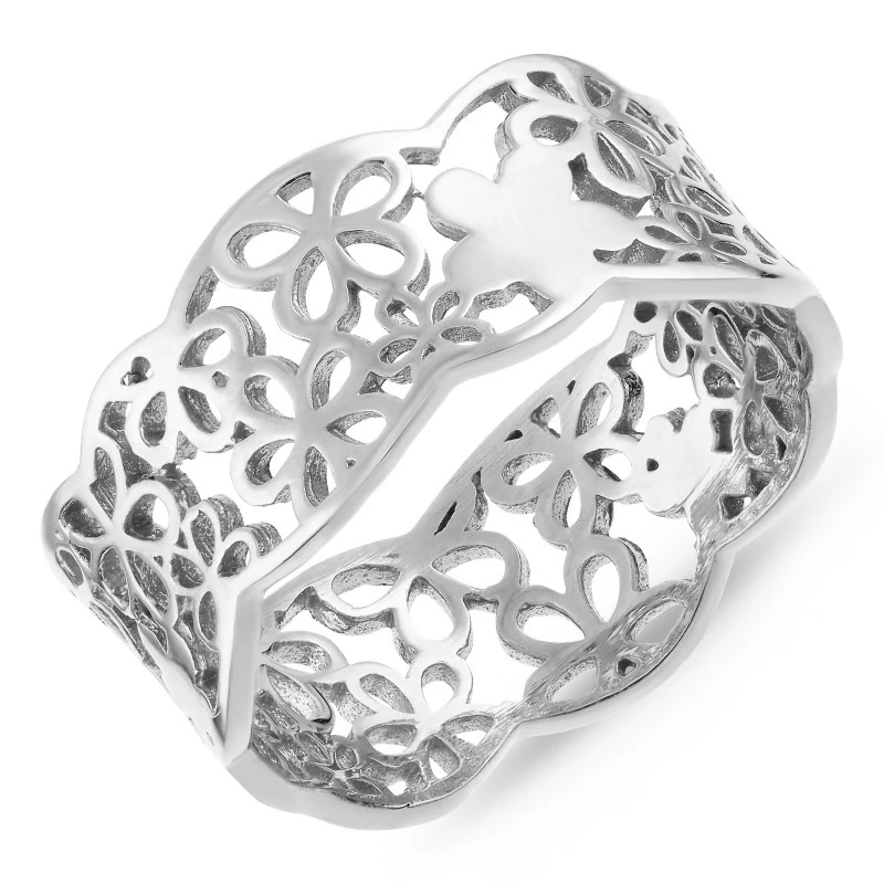 Blumen Ring aus Silber - Blumenringe - Schöne Ringe mit Blumen - Bestellen Sie hier