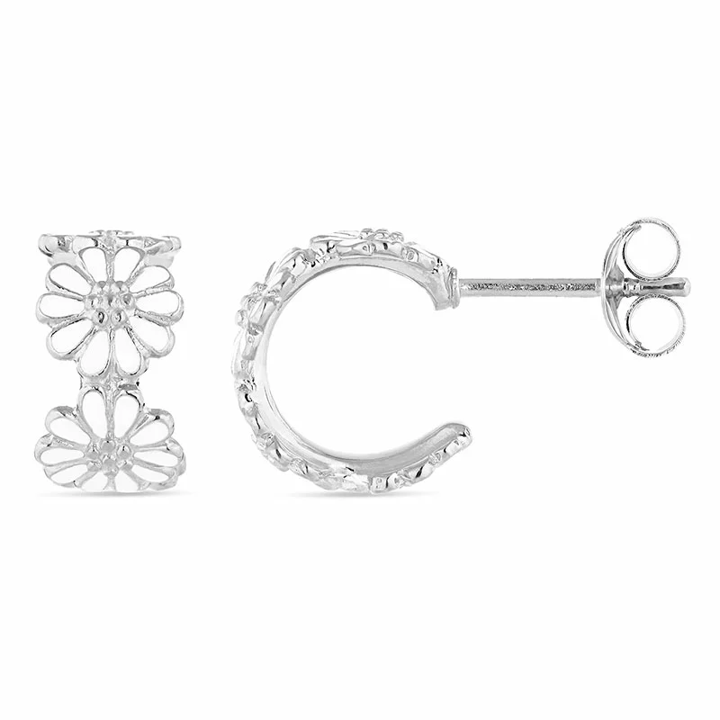 12 mm Marguerite Kreole in Silber - Maggie - Maggie