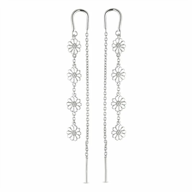 Marguerite ketten ohrringe in Silber - Maggie - Maggie