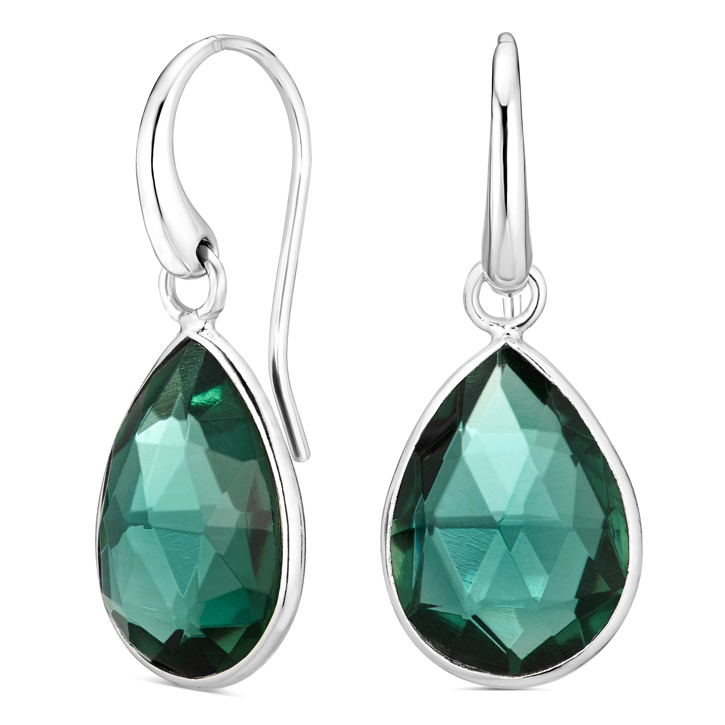 grünem Bergkristall Ohrringe in Silber - Schmuck - Günstige Schmuck online kaufen hier auf Chanti