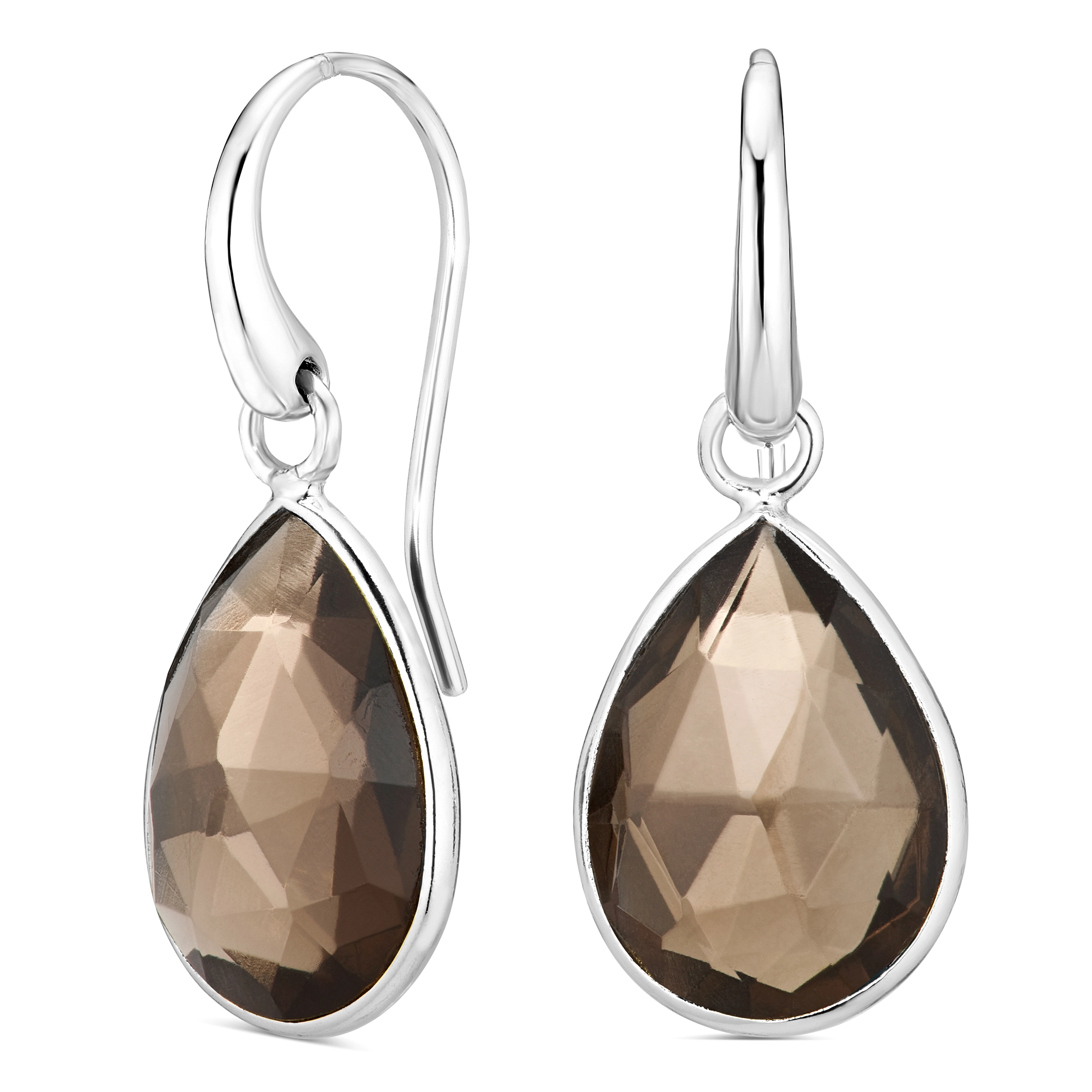 Rauchquarz Ohrringe in Silber - Schmuck - Günstige Schmuck online kaufen hier auf Chanti