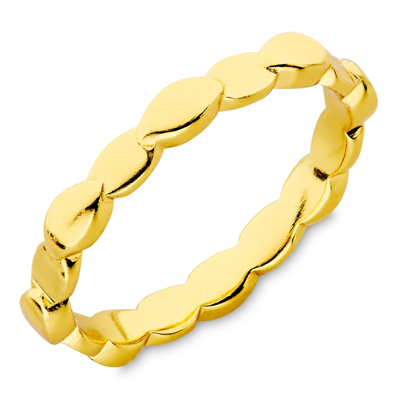 Ring aus vergoldetes Messing - Eliné - Ringe