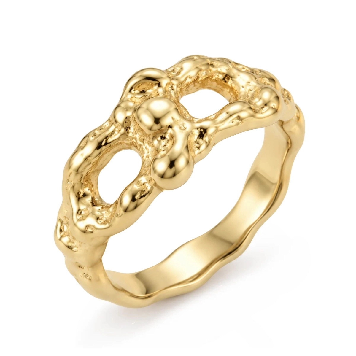 Ring aus vergoldetes Messing - Eliné - Schmuck - Günstige Schmuck online kaufen hier auf Chanti