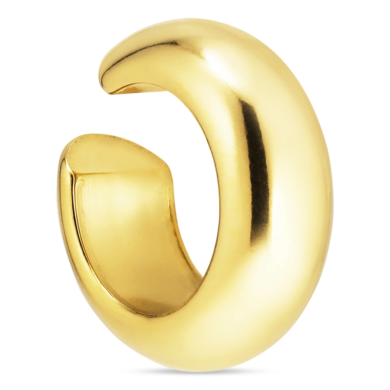 Wasserfester ear cuff in vergoldetem Edelstahl - OCEANA - Creolen aus vergoldetem Silber - Schöne Creolen Ohrringe