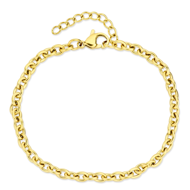 Wasserfest Armband aus vergoldetem Stahl - OCEANA - Armbänder