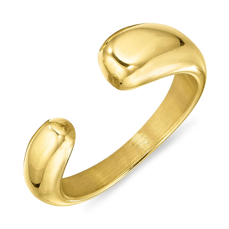 Wasserfest Ring aus vergoldetem Stahl - OCEANA - Ringe aus vergoldetem Silber