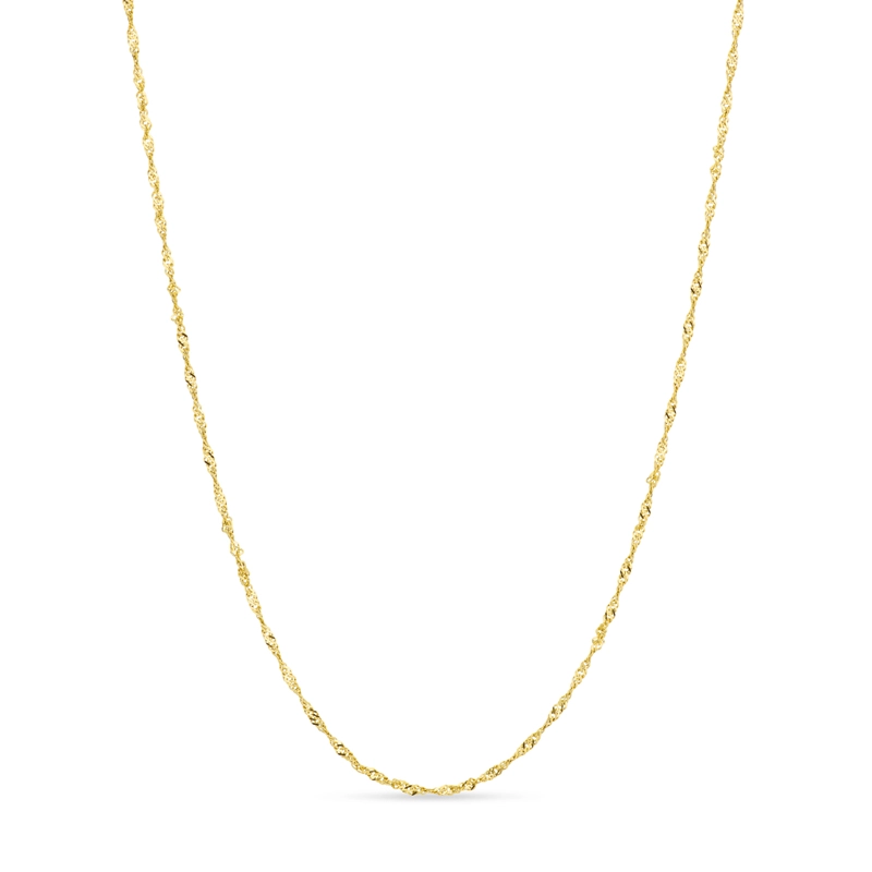Wasserfest Halskette aus vergoldetem Edelstahl 45 cm x 1,7 mm - OCEANA - Wasserfester Schmuck